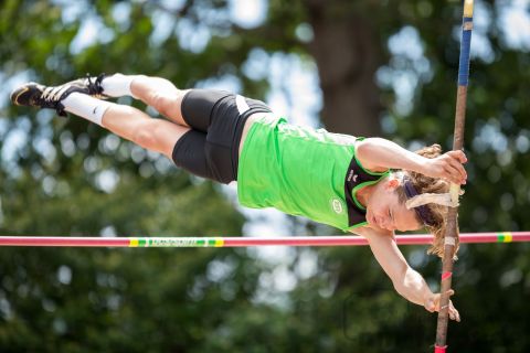Wigurd Wildgrube (RSV Eintracht Berlin); Heinz Roloff-Stabhochsprung-Meeting 2019 am 08.06.2019 im Sportpark Liebigstraße in Holzminden (Niedersachsen), Foto: Michael Niederpruem