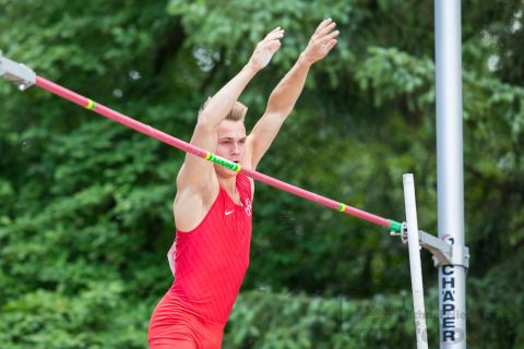 ; Heinz Roloff-Stabhochsprung-Meeting 2019 am 08.06.2019 im Sportpark Liebigstraße in Holzminden (Niedersachsen), Foto: Michael Niederpruem
