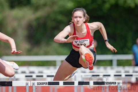 Louisa Lily Wildhagen (TKJ Sarstedt); Pfingstsportfest 2019 am 10.06.2019 im Stadion Schulzentrum Sued in Bad Oeynhausen (Nordrhein-Westfalen), Foto: Michael Niederpruem