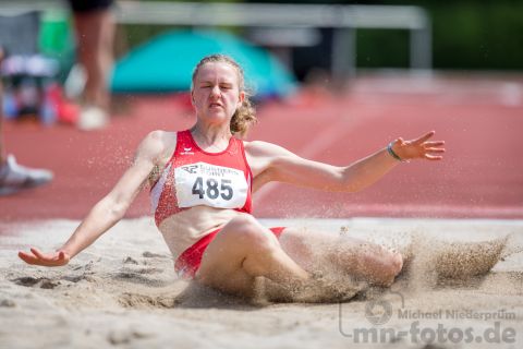 Rieke Bastek (TuS Wunstorf); Pfingstsportfest 2019 am 10.06.2019 im Stadion Schulzentrum Sued in Bad Oeynhausen (Nordrhein-Westfalen), Foto: Michael Niederpruem