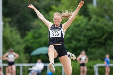 Amy Joy Diekmann (LG Buende-Loehne); Pfingstsportfest 2019 am 10.06.2019 im Stadion Schulzentrum Sued in Bad Oeynhausen (Nordrhein-Westfalen), Foto: Michael Niederpruem