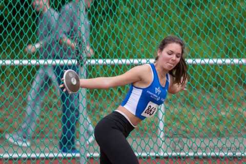 Anastasia Paszylk (TV Wattenscheid 01); Pfingstsportfest 2019 am 10.06.2019 im Stadion Schulzentrum Sued in Bad Oeynhausen (Nordrhein-Westfalen), Foto: Michael Niederpruem