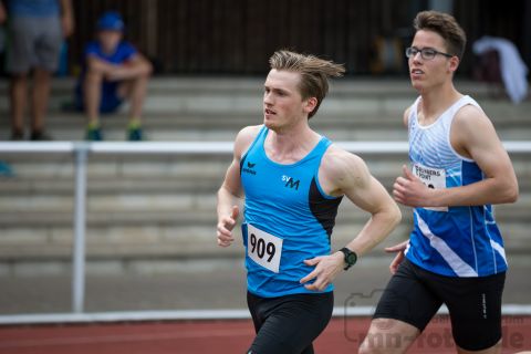 Emanuel Meier (SV 1860 Minden); Pfingstsportfest 2019 am 10.06.2019 im Stadion Schulzentrum Sued in Bad Oeynhausen (Nordrhein-Westfalen), Foto: Michael Niederpruem