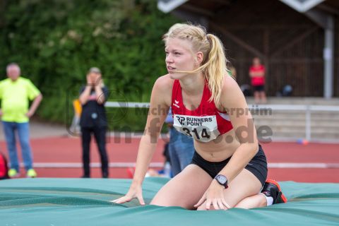 Lina Egelkamp (DJK Arminia Ibbenbüren); Pfingstsportfest 2019 am 10.06.2019 im Stadion Schulzentrum Sued in Bad Oeynhausen (Nordrhein-Westfalen), Foto: Michael Niederpruem