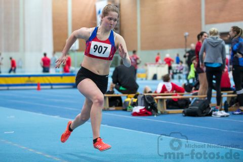 Milena Dankert (TV Jahn Schneverdingen); NLV + BLV Leichtathletik Hallenmeisterschaften am 20.01.2019 in Hannover (Sportleistungszentrum), Niedersachsen, Foto: Michael Niederpruem, Foto: Michael Niederpruem