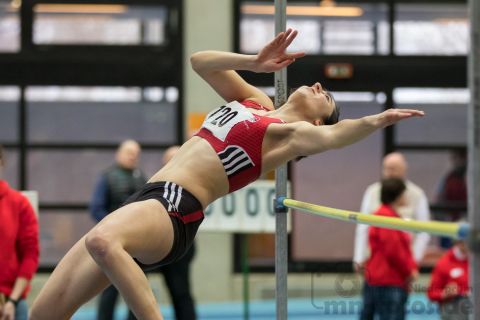 Mareike Nissen (VfL Eintracht Hannover); NLV + BLV Leichtathletik Hallenmeisterschaften am 20.01.2019 in Hannover (Sportleistungszentrum), Niedersachsen, Foto: Michael Niederpruem, Foto: Michael Niederpruem