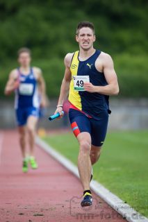 Jonas Mockenhaupt (LAZ PUMA Rhein-Sieg); NRW Langstaffelmeisterschaften am 11.05.2019 im Hembergstadion in Iserlohn (Nordrhein-Westfalen), Foto: Michael Niederpruem