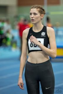 Imke Onnen (Hannover 96); NLV + BLV Leichtathletik Hallenmeisterschaften am 20.01.2019 in Hannover (Sportleistungszentrum), Niedersachsen, Foto: Michael Niederpruem