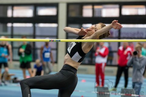 Imke Onnen (Hannover 96); NLV + BLV Leichtathletik Hallenmeisterschaften am 20.01.2019 in Hannover (Sportleistungszentrum), Niedersachsen, Foto: Michael Niederpruem