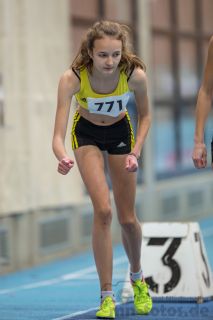 Xenia Krebs (VfL Loeningen); NLV + BLV Leichtathletik Hallenmeisterschaften am 20.01.2019 in Hannover (Sportleistungszentrum), Niedersachsen, Foto: Michael Niederpruem