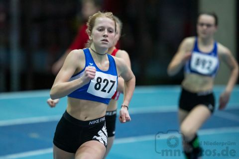 Aenne Kintz (BTB Oldenburg); NLV + BLV Leichtathletik Hallenmeisterschaften am 19.01.2019 in Hannover (Sportleistungszentrum), Niedersachsen, Foto: Michael Niederpruem