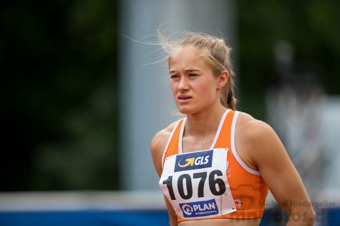 Karoline Maria Sauer (TSV Gomaringen); Deutsche U23 Meisterschaften am 15.06.2019 im Stadion Wetzlar in Wetzlar (Hessen), Foto: Michael Niederpruem