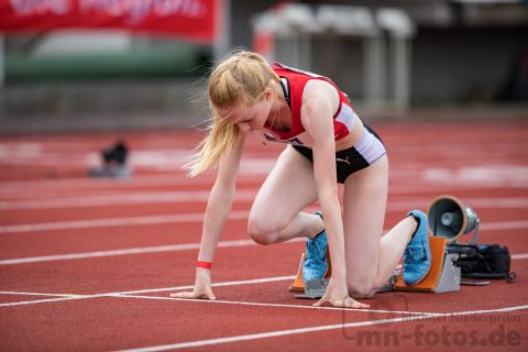 Franziska Stoehr (LG Region Karlsruhe); Deutsche U23 Meisterschaften am 15.06.2019 im Stadion Wetzlar in Wetzlar (Hessen), Foto: Michael Niederpruem