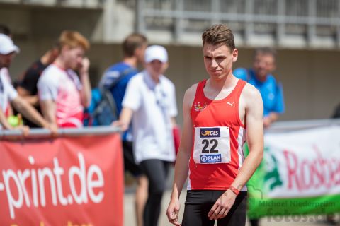 Marvin Goellner (LG Region Karlsruhe); Deutsche U23 Meisterschaften am 15.06.2019 im Stadion Wetzlar in Wetzlar (Hessen), Foto: Michael Niederpruem