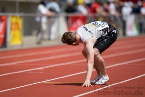 Tim Philippin (LG Gaeu Athletics); Deutsche U23 Meisterschaften am 15.06.2019 im Stadion Wetzlar in Wetzlar (Hessen), Foto: Michael Niederpruem