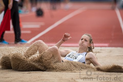 Saskia Woidy (SV schlau.com Saar 05 Saarbruecken); Deutsche U23 Meisterschaften am 15.06.2019 im Stadion Wetzlar in Wetzlar (Hessen), Foto: Michael Niederpruem