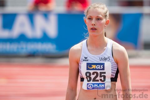 Saskia Woidy (SV schlau.com Saar 05 Saarbruecken); Deutsche U23 Meisterschaften am 15.06.2019 im Stadion Wetzlar in Wetzlar (Hessen), Foto: Michael Niederpruem