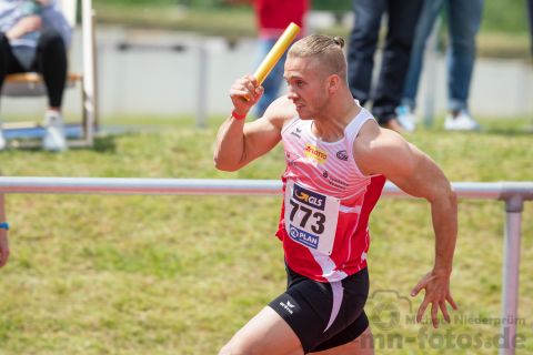 Pascal Kirstges (LG Rhein-Wied); Deutsche U23 Meisterschaften am 15.06.2019 im Stadion Wetzlar in Wetzlar (Hessen), Foto: Michael Niederpruem