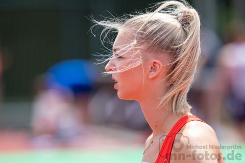 Anna Buehler (VfB Stuttgart 1893); Deutsche U23 Meisterschaften am 15.06.2019 im Stadion Wetzlar in Wetzlar (Hessen), Foto: Michael Niederpruem