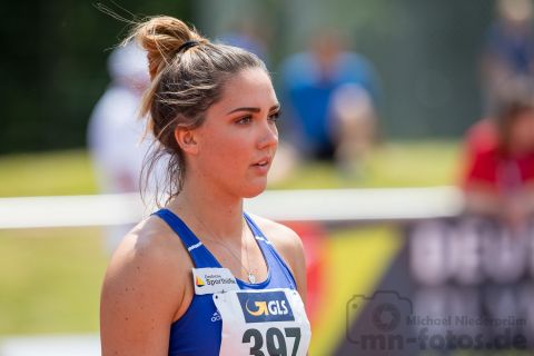 Sophie Weißenberg (SC Neubrandenburg); Deutsche U23 Meisterschaften am 15.06.2019 im Stadion Wetzlar in Wetzlar (Hessen), Foto: Michael Niederpruem