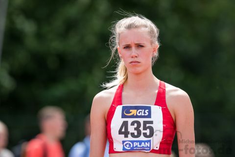Lilli Boeder (VfL Eintracht Hannover); Deutsche U23 Meisterschaften am 15.06.2019 im Stadion Wetzlar in Wetzlar (Hessen), Foto: Michael Niederpruem