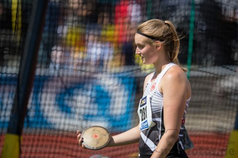 Charleen Zoschke (LG Eintracht Frankfurt); Deutsche U23 Meisterschaften am 15.06.2019 im Stadion Wetzlar in Wetzlar (Hessen), Foto: Michael Niederpruem