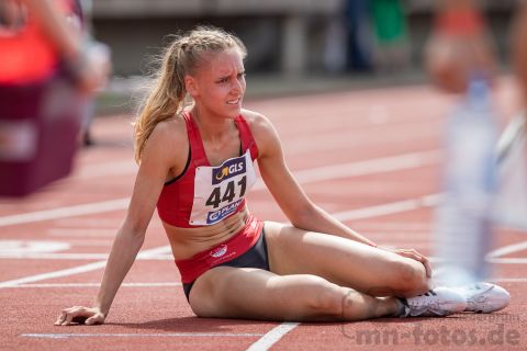 Svenja Pape (VfL Eintracht Hannover); Deutsche U23 Meisterschaften am 15.06.2019 im Stadion Wetzlar in Wetzlar (Hessen), Foto: Michael Niederpruem