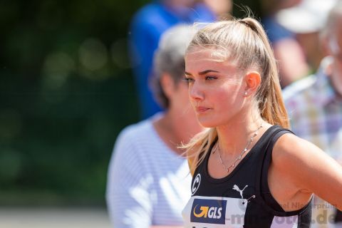 Alica Schmidt (SCC Berlin); Deutsche U23 Meisterschaften am 15.06.2019 im Stadion Wetzlar in Wetzlar (Hessen), Foto: Michael Niederpruem