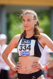Lara Tortell (TV Rendel); Deutsche U23 Meisterschaften am 15.06.2019 im Stadion Wetzlar in Wetzlar (Hessen), Foto: Michael Niederpruem