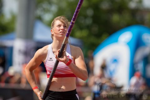 Zoe Jakob (LG Olympia Dortmund); Deutsche U23 Meisterschaften am 15.06.2019 im Stadion Wetzlar in Wetzlar (Hessen), Foto: Michael Niederpruem