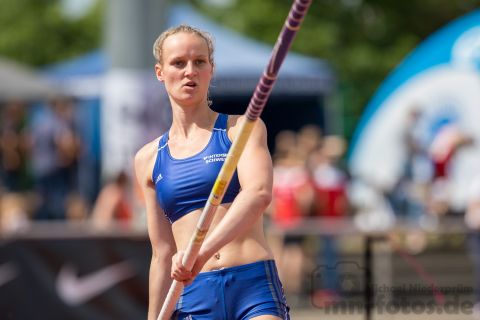 Luzia Herzig (TV Engen); Deutsche U23 Meisterschaften am 15.06.2019 im Stadion Wetzlar in Wetzlar (Hessen), Foto: Michael Niederpruem