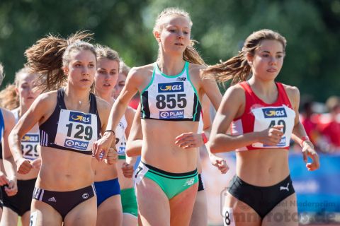 Anja Krueger (SCC Berlin), Julia Klein (SC DHfK Leipzig), Jana Reinert (LG Region Karlsruhe); Deutsche U23 Meisterschaften am 15.06.2019 im Stadion Wetzlar in Wetzlar (Hessen), Foto: Michael Niederpruem