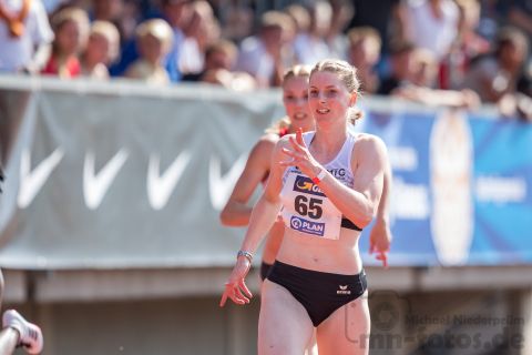 Lisa Nippgen (MTG Mannheim); Deutsche U23 Meisterschaften am 15.06.2019 im Stadion Wetzlar in Wetzlar (Hessen), Foto: Michael Niederpruem