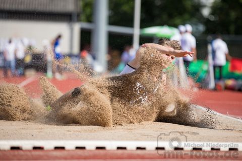 Yannick Wolf (LG Stadtwerke Muenchen); Deutsche U23 Meisterschaften am 15.06.2019 im Stadion Wetzlar in Wetzlar (Hessen), Foto: Michael Niederpruem