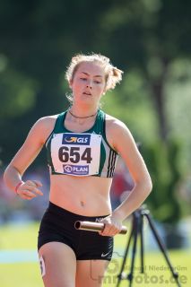Anna Bommes (LAZ Moenchengladbach); Deutsche U23 Meisterschaften am 15.06.2019 im Stadion Wetzlar in Wetzlar (Hessen), Foto: Michael Niederpruem