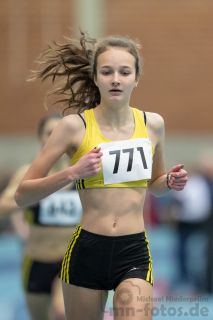 Xenia Krebs (VfL Loeningen); NLV + BLV Leichtathletik Hallenmeisterschaften am 19.01.2019 in Hannover (Sportleistungszentrum), Niedersachsen, Foto: Michael Niederpruem