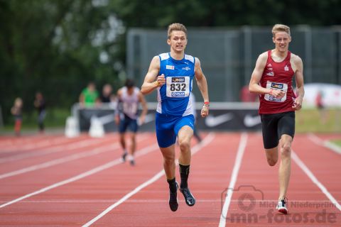 Marvin Schlegel (LAC Erdgas Chemnitz); Deutsche U23 Meisterschaften am 16.06.2019 im Stadion Wetzlar in Wetzlar (Hessen), Foto: Michael Niederpruem