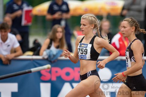 Majtie Kolberg (LG Kreis Ahrweiler); Deutsche U23 Meisterschaften am 16.06.2019 im Stadion Wetzlar in Wetzlar (Hessen), Foto: Michael Niederpruem