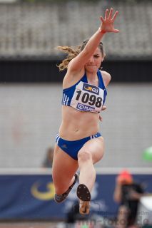 Victoria Fichtel (TSV Rottweil); Deutsche U23 Meisterschaften am 16.06.2019 im Stadion Wetzlar in Wetzlar (Hessen), Foto: Michael Niederpruem