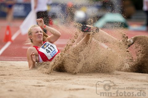 Kira Wittmann (SV Quitt Ankum); Deutsche U23 Meisterschaften am 16.06.2019 im Stadion Wetzlar in Wetzlar (Hessen), Foto: Michael Niederpruem