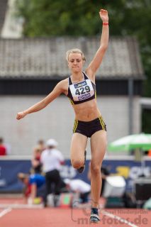 Friederike Altmann (LG Goettingen); Deutsche U23 Meisterschaften am 16.06.2019 im Stadion Wetzlar in Wetzlar (Hessen), Foto: Michael Niederpruem