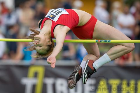 Carolin Gottschalk (TSV Bayer 04 Leverkusen); Deutsche U23 Meisterschaften am 16.06.2019 im Stadion Wetzlar in Wetzlar (Hessen), Foto: Michael Niederpruem