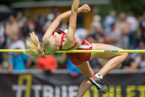 Bianca Stichling (TSG 1862 Weinheim); Deutsche U23 Meisterschaften am 16.06.2019 im Stadion Wetzlar in Wetzlar (Hessen), Foto: Michael Niederpruem