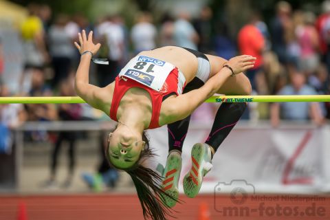 Angela Foerster (LG Region Karlsruhe); Deutsche U23 Meisterschaften am 16.06.2019 im Stadion Wetzlar in Wetzlar (Hessen), Foto: Michael Niederpruem