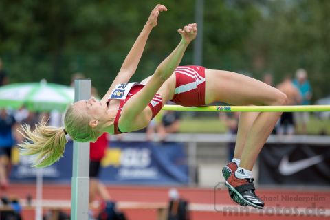 Bianca Stichling (TSG 1862 Weinheim); Deutsche U23 Meisterschaften am 16.06.2019 im Stadion Wetzlar in Wetzlar (Hessen), Foto: Michael Niederpruem