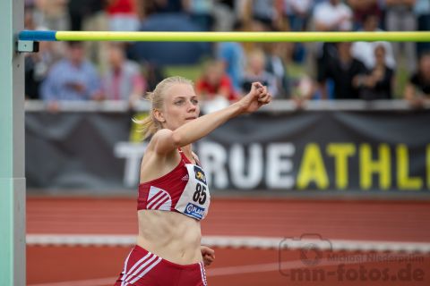 Bianca Stichling (TSG 1862 Weinheim); Deutsche U23 Meisterschaften am 16.06.2019 im Stadion Wetzlar in Wetzlar (Hessen), Foto: Michael Niederpruem