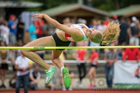 Christina Honsel (LG Olympia Dortmund); Deutsche U23 Meisterschaften am 16.06.2019 im Stadion Wetzlar in Wetzlar (Hessen), Foto: Michael Niederpruem