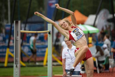 Bianca Stichling (TSG 1862 Weinheim); Deutsche U23 Meisterschaften am 16.06.2019 im Stadion Wetzlar in Wetzlar (Hessen), Foto: Michael Niederpruem