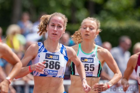 Celine Ritter (TuS Koeln rrh.); Deutsche U23 Meisterschaften am 16.06.2019 im Stadion Wetzlar in Wetzlar (Hessen), Foto: Michael Niederpruem