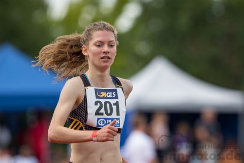 Johanna Beck (LG Karlstadt-Gambach-Lohr); Deutsche U23 Meisterschaften am 16.06.2019 im Stadion Wetzlar in Wetzlar (Hessen), Foto: Michael Niederpruem